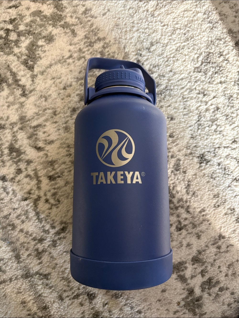 Takeya Insulated Stainless Steel 65oz large Water Bottle - Navy Blue